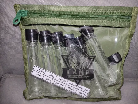 نظم دهنده سفری مدل جا ادویه کمپ مجموعه 6 عددی