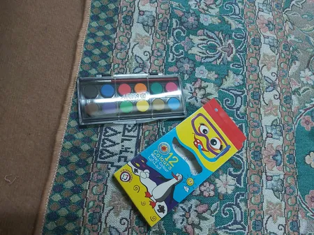 آبرنگ 12 رنگ آریا کد 2-5009