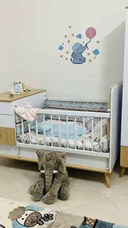 استیکر چوبی کودک باروچین مدل فیل کوچولو کد 1222