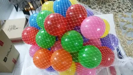 توپ استخر مدل شادی بسته 50 عددی سایز C