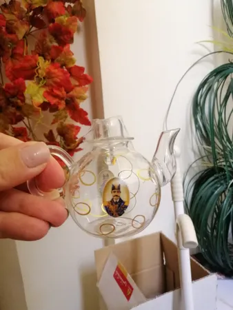 قوری زعفران طرح شاه عباسی کد M108