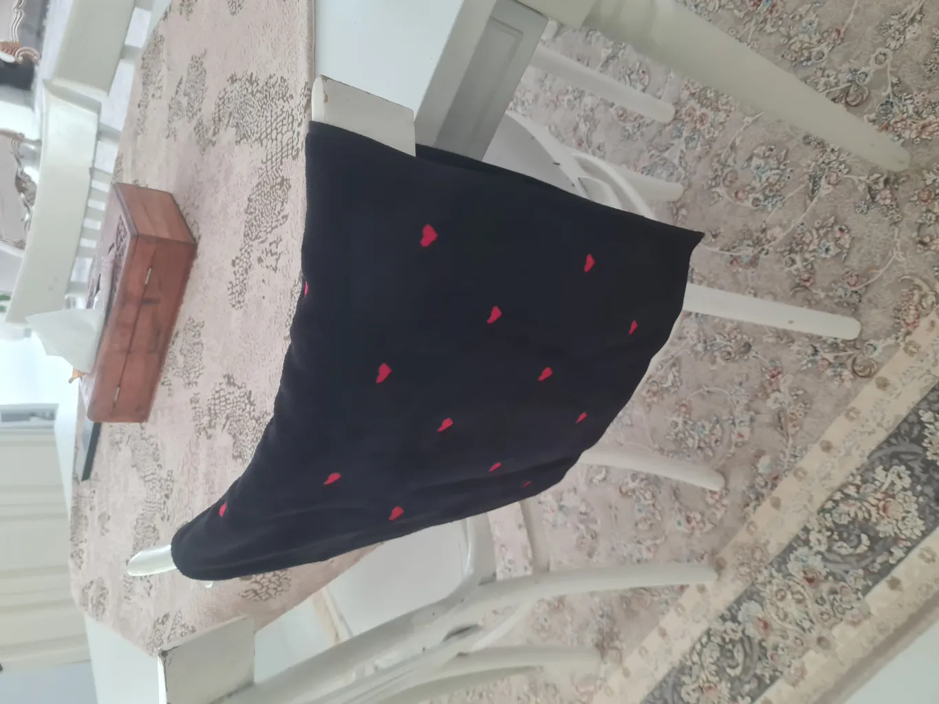 حوله دست و صورت آذرریس مدل لاو سایز 40x77 سانتی متر