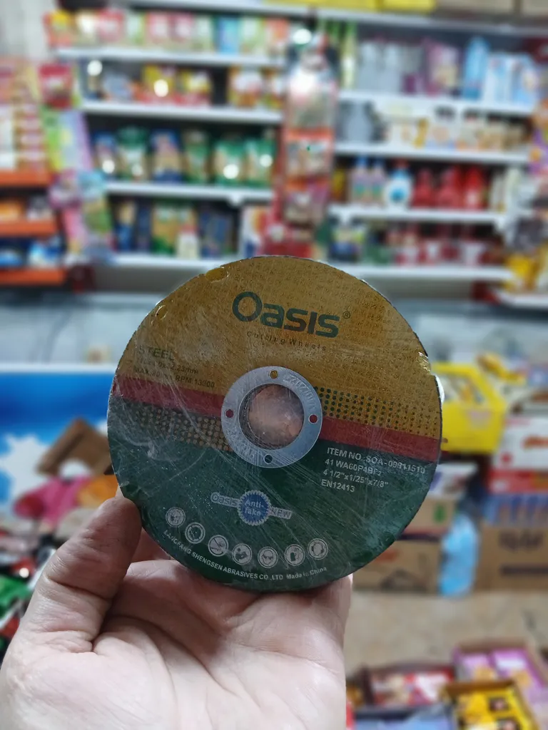 صفحه مینی برش استیل بر اوسیس مدل 115 بسته 10 عددی