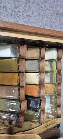 جای ادویه ال وی مدل 741 مجموعه 6 عددی