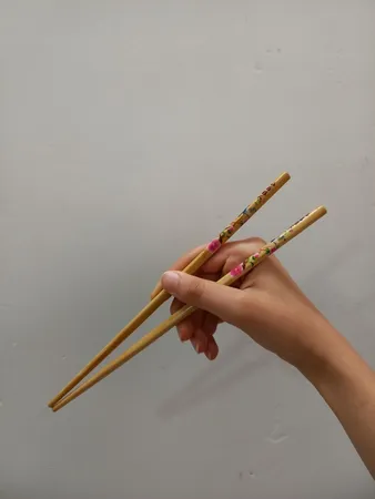 چوب غذاخوری مدل چاپستیک کد 1005 بسته  2 عددی