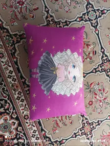 تجریه خرید روبالشی کودک هزاردستان طرح دختر زیبا مدل rob302