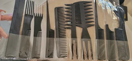 ست شانه مو سافاری کد 31282 بسته 10 عددی