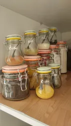 ست جای ادویه 6 پارچه زیبا مدل 108860