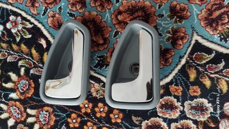 دستگیره در باز کن داخلی چپ سیران مدل 0025 مناسب برای پراید بسته 2 عددی