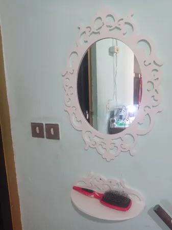 آینه خونه خاص مدل TAJ به همراه شلف دیواری