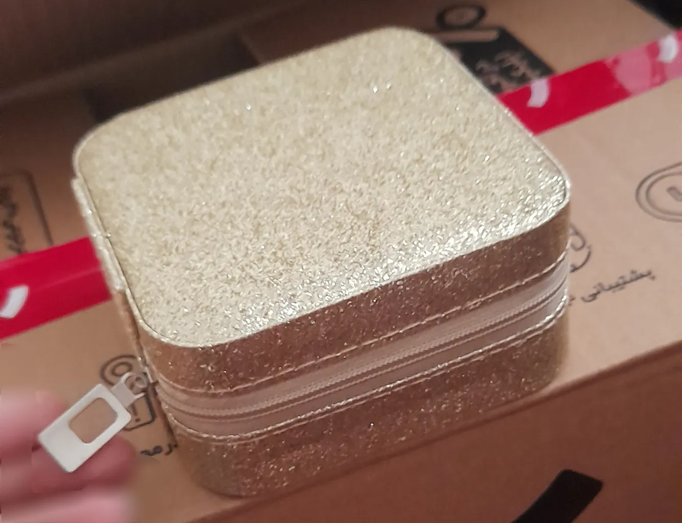 جعبه جواهرات جولری باکس تو مدل چرمی مسافرتی