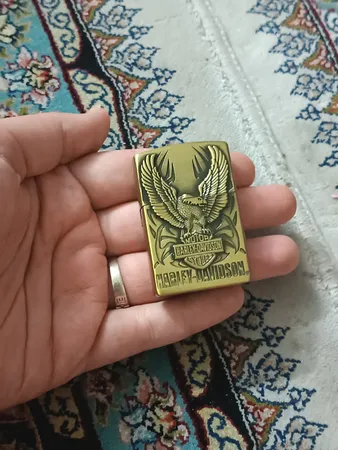 فندک مدل هارلی دیویدسون طرح عقاب کد DKD-653