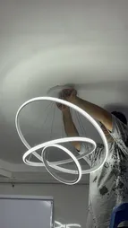 لوستر  چشمه نور مدل مدرن کد FA6602/3H-WT