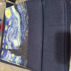 تجریه خرید کیف رودوشی گالری چی چاپ طرح شب پرستاره کد 65854