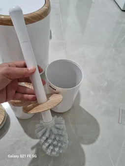 ست سرویس بهداشتی شش پارچه طرح چوب مدل الیت