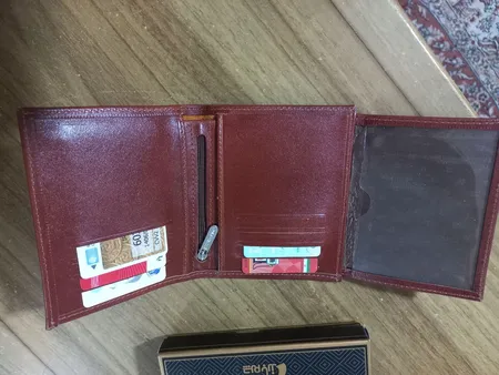 کیف پول مردانه چرم بارز مدل DM14.1.nw