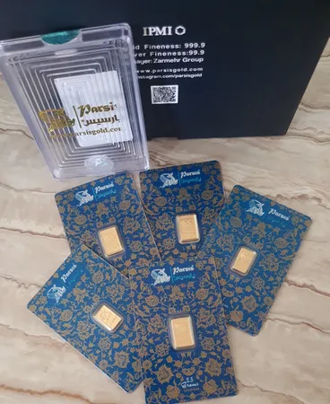 شمش طلا 24 عیار پارسیس مدل 2.5