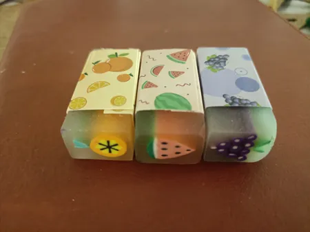 پاک کن مدل میوه ای مجموعه 3 عددی