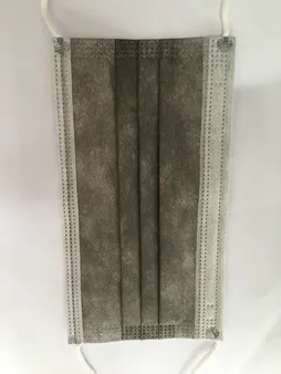 ماسک تنفسی مدل سه لایه طوسی 608040012 بسته 50 عددی