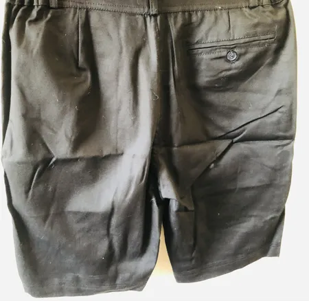 شلوارک مردانه مامی دوز مدل فرمال کتان