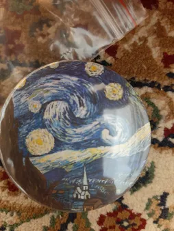 پیکسل طرح شب پر ستاره ونسان ونگوگ کد 10112