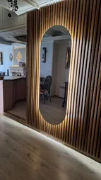 آینه مدل قدی هلالی بک لایت کد 170