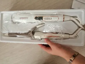 تجریه خرید اتو مو کنورث مدل kw313 به همراه فر کننده مو