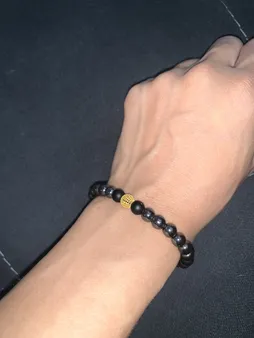 دستبند طلا 18عیار مردانه مانچو مدل BFG579