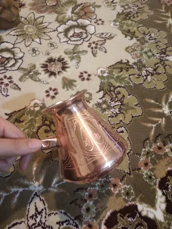 قهوه جوش مسی مس زنجان کد 002