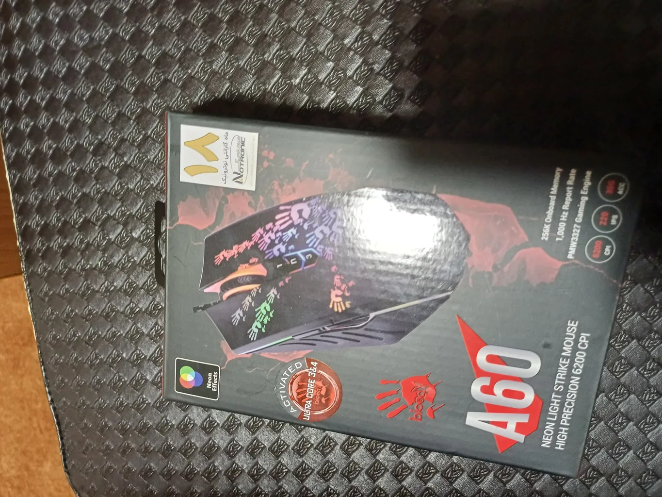 ماوس مخصوص بازی بلادی مدل A6O_RGB_ACTIVATED