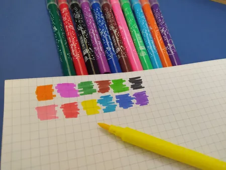 ماژیک رنگ آمیزی 12 رنگ پارسیکار مدل JM825-12a