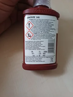 چسب رزوه لاکتایت کد 243 حجم 50 میلی لیتر