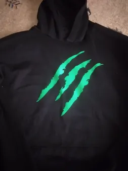 هودی مردانه طرح چنگ کد A03 رنگ مشکی