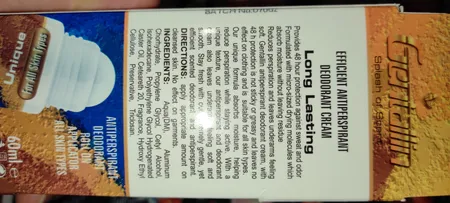 کرم ضد تعریق جنتالین مدل Unique حجم 60 میلی لیتر