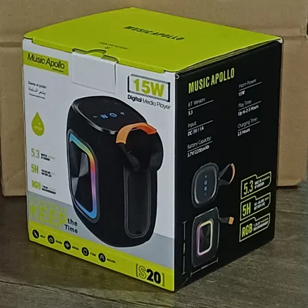اسپیکر بلوتوثی قابل حمل موزیک آپولو مدل S20