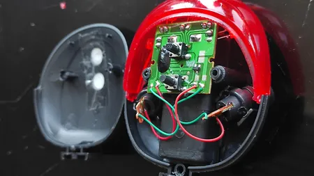 چراغ عقب دوچرخه مدل لیزری