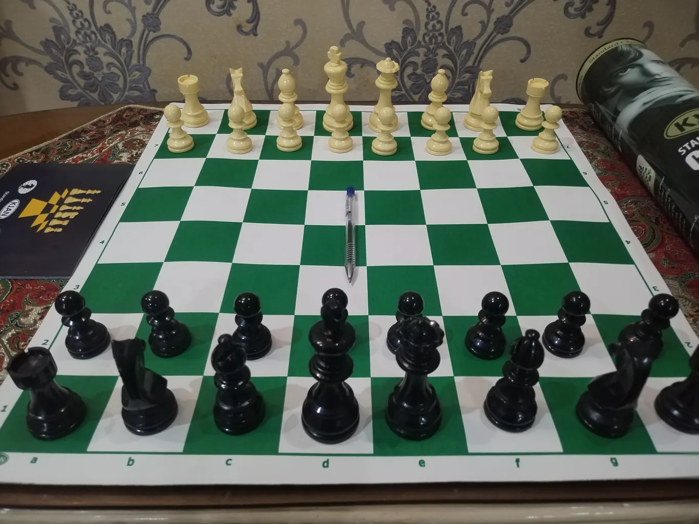 شطرنج کیان مدل استوانه ای مسابقات استانتون 6822 به همراه جعبه