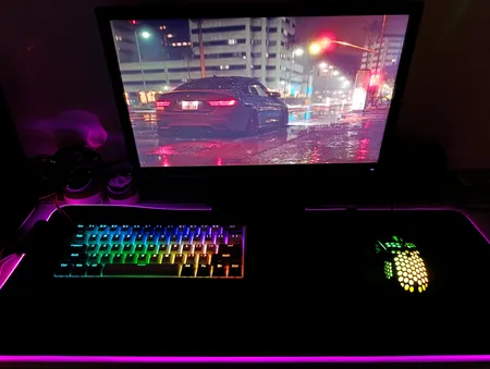 کیبورد گیمینگ ردراگون مدل K617 FIZZ، سوییچ مکانیکال قرمز، Tenkeyless، نورپردازی RGB