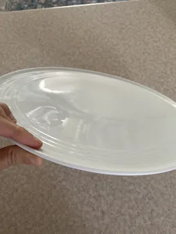 دیس پیتزای چینی زرین ایران مدل پایه دار هتلی 49 کد 30 درجه یک