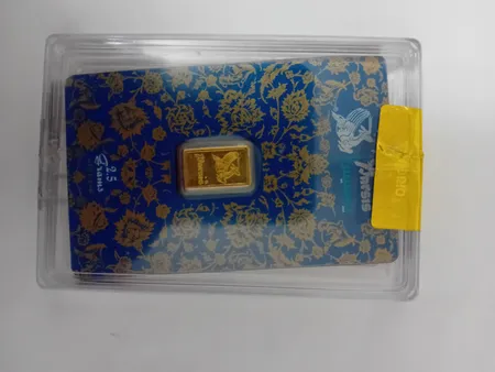 شمش طلا 24 عیار پارسیس مدل 2.5