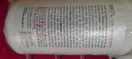 اسپری نرم کننده مو بیول مدل miracle حجم 400 میلی لیتر