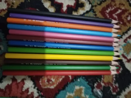 مداد رنگی 12 رنگ آریا مدل 3051