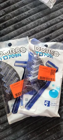 خود تراش دورکو مدل دوتیغ تحت لیسانس بسته 5 عددی