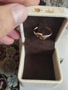 تجریه خرید انگشتر طلا 18 عیار زنانه جواهری سون مدل 3914
