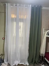 تجریه خرید پرده مدل پانچ حریر ساده مات سایز 300x280 سانتیمتر