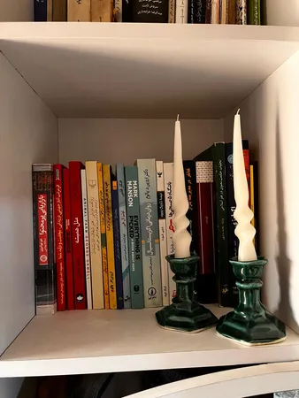 شمع مدل قلمی سه پیچ بسته 4 عددی