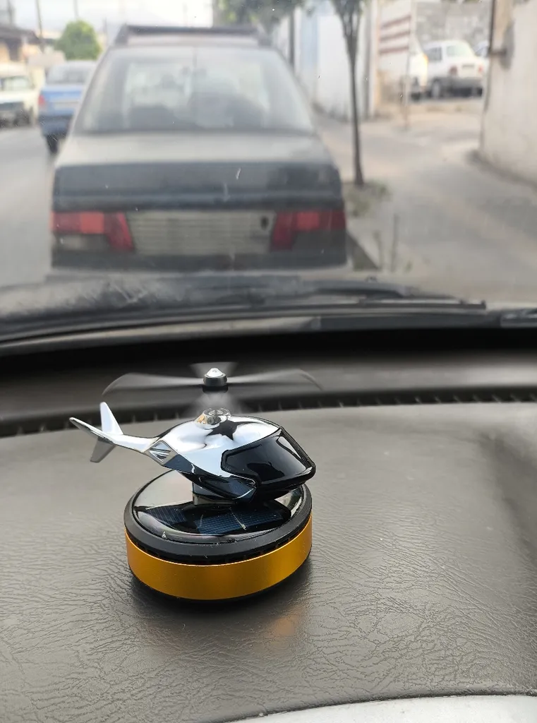 خوشبوکننده خودرو خورشیدی مدل هلیکوپتر کد solar12