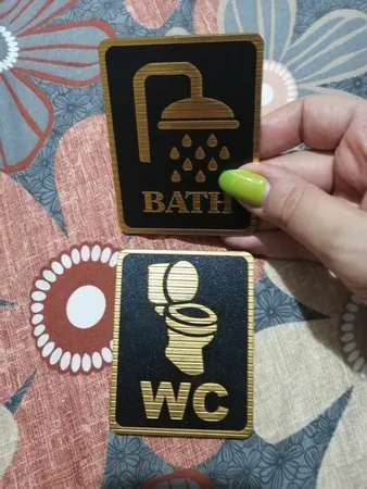 تابلو نشانگر دستشویی مدل SMF28000