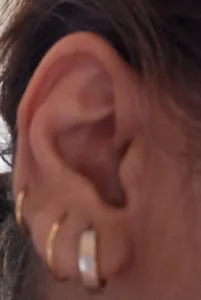 تجریه خرید گوشواره طلا 18 عیار زنانه مدل گردون