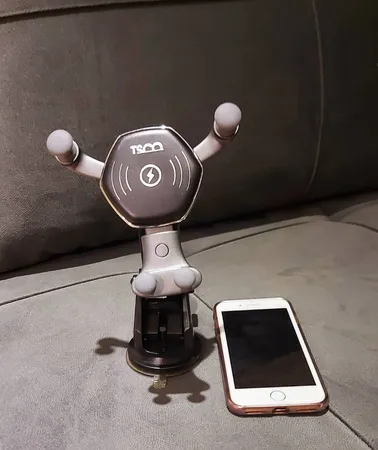 پایه نگهدارنده و شارژر وایرلس گوشی موبایل تسکو مدل THL 1240W